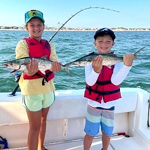Spanish mackerel action